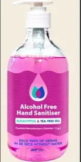 500ml Hand Sanitiser Pump Pack ALCOHOL FREE