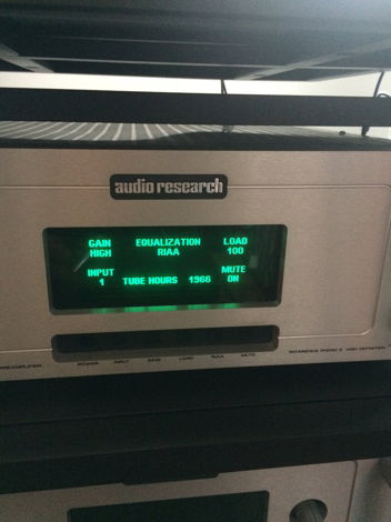 Audio Research Reference phono Silver. European Version...