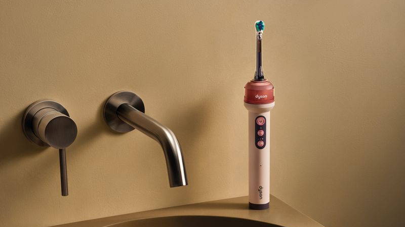 Image may contain: Sink, Sink Faucet, Brush, Device, and Tool