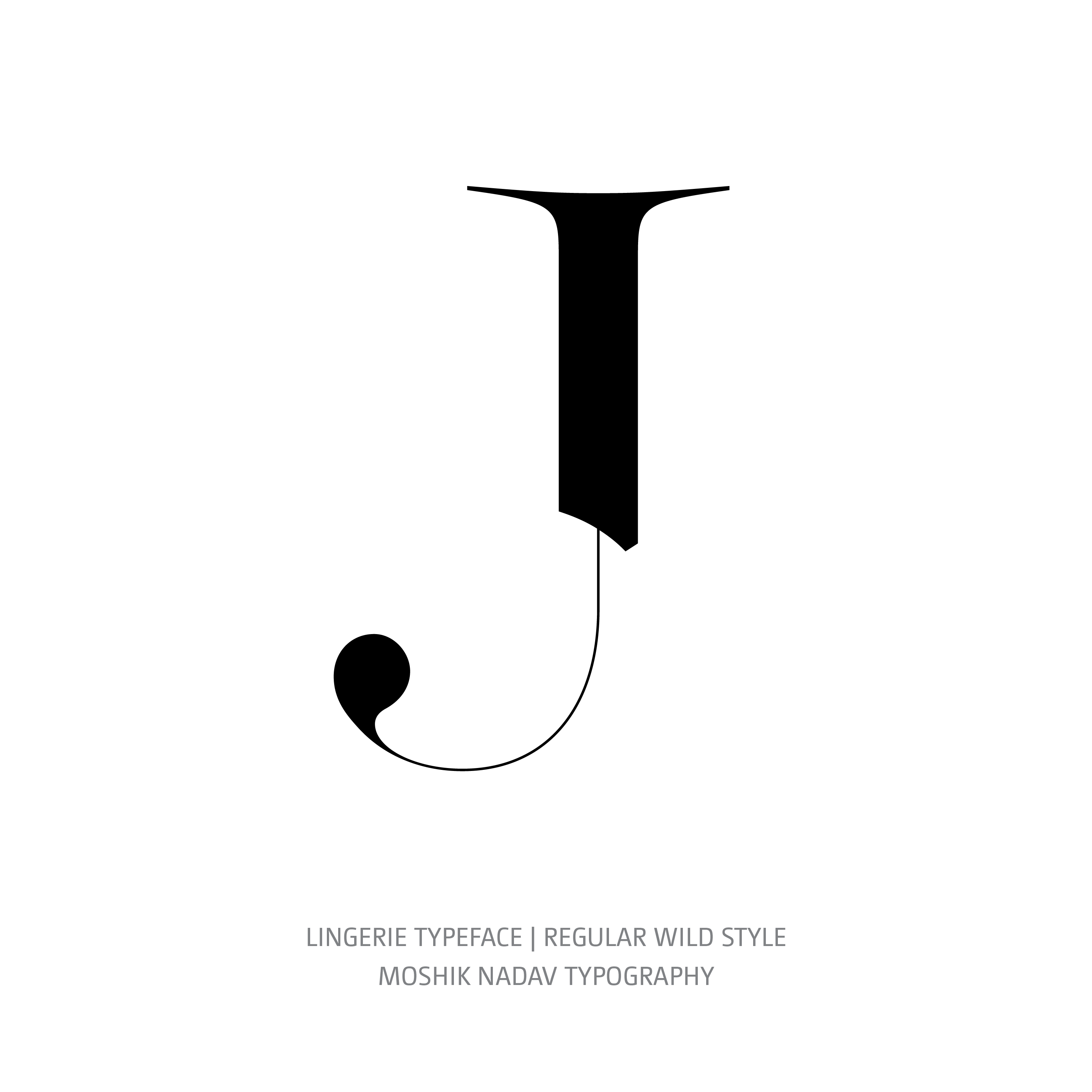 Lingerie Typeface Regular Wild J