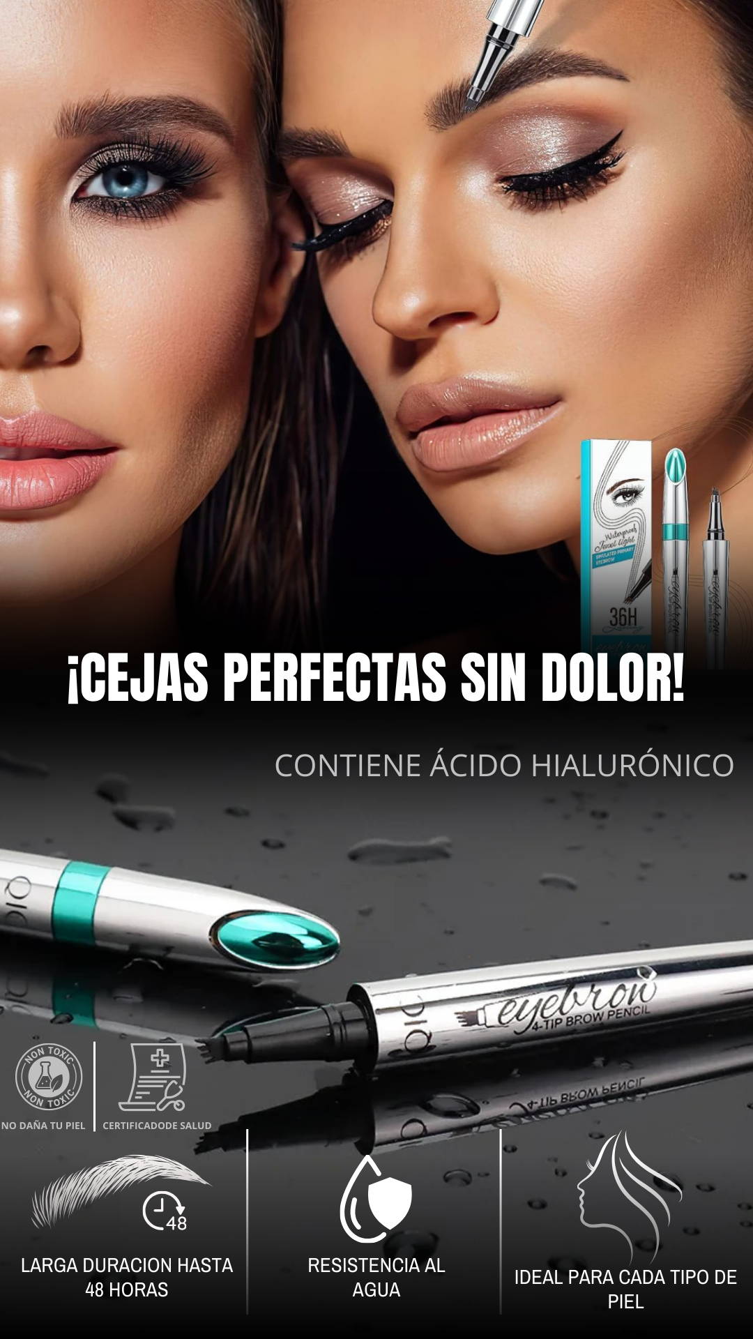 Masajeador Fascial con Vibración: La Solución Perfecta para Cejas Perfectas