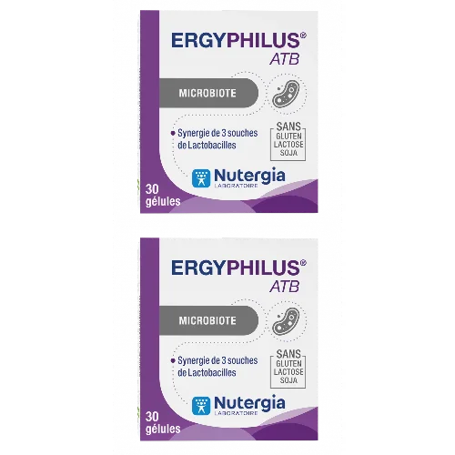 ERGYPHILUS® ATB - Probiotiques - Système digestif - Lot de 2