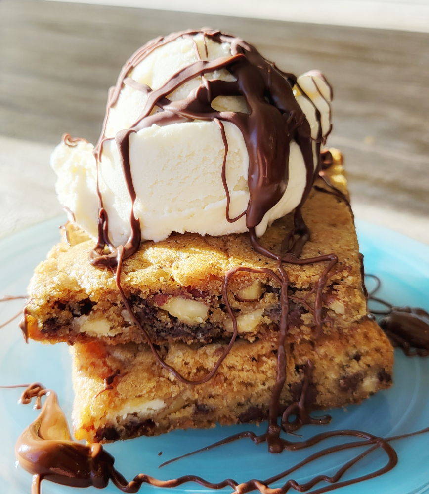 chewy blondie squares