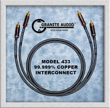 Granite Audio Model 433  Pure Copper Interconnect.