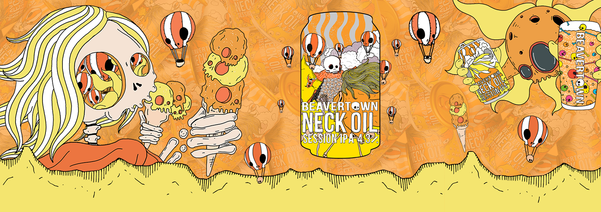 Neck Oil Beer with a Different Dimension Beavertown Brewery