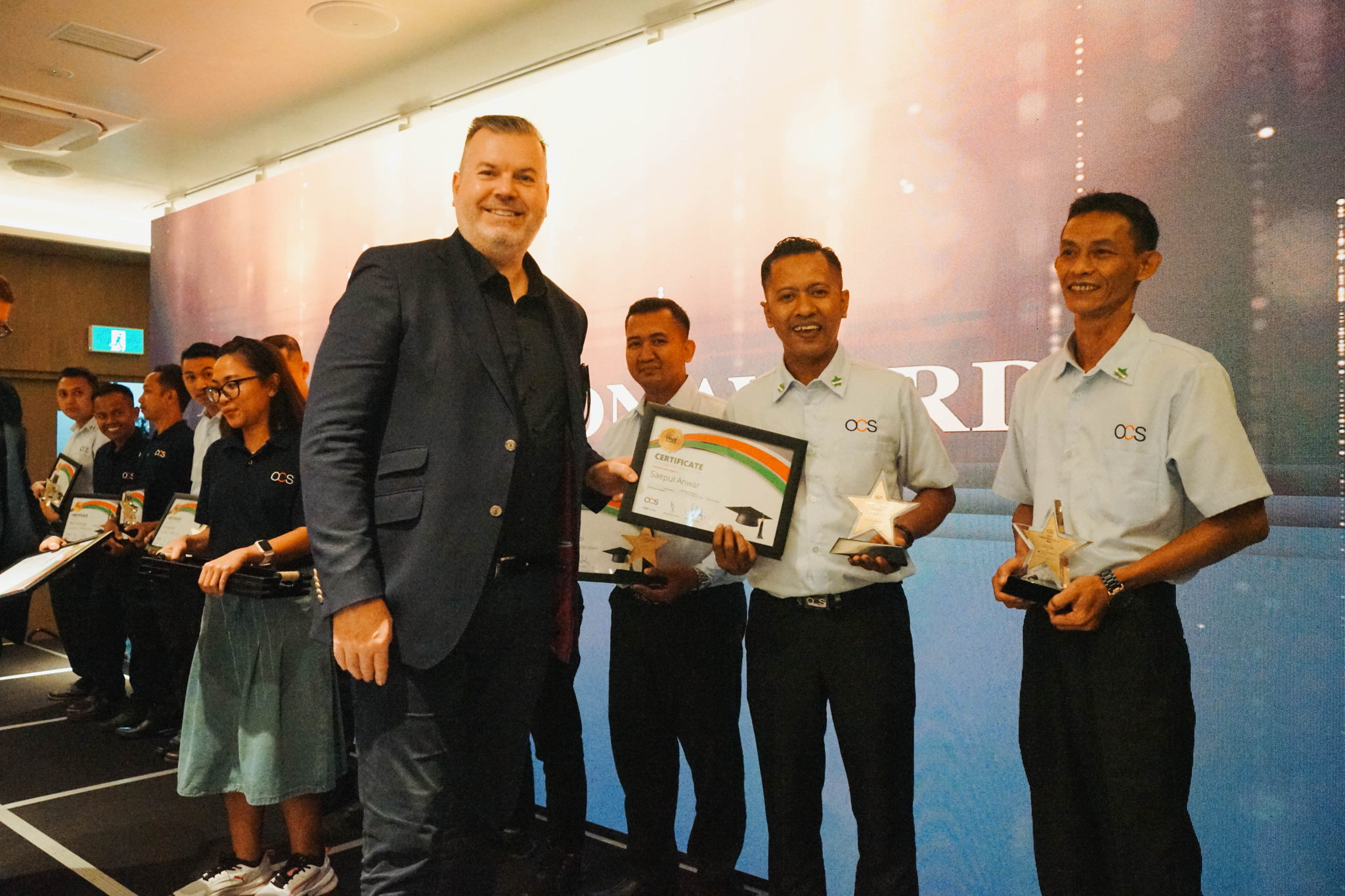 Celebrating TRUE Champion & MD Awards 2024: A Remarkable Night with OCS Group and APAC & ME Leadership Team