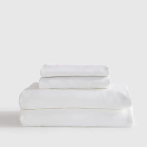 Organic Bamboo Viscose Sheet Set- White, King