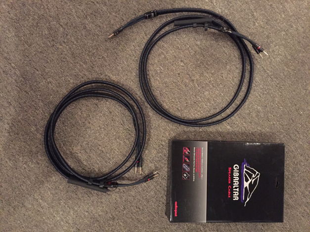 AudioQuest Gibraltar Speaker Cable  9ft Pair-Banana End...