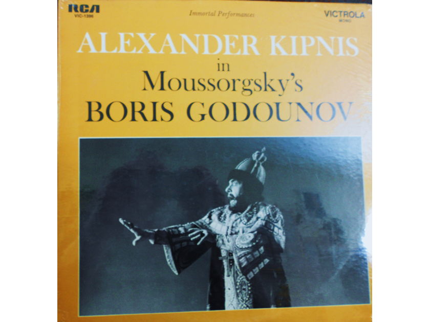 ALEXANDER KIPNIS (FACTORY SEALED LP)  - MOUSSORGSKY'S BORIS GODOUNOV  RCA VIC 1396