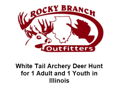 White Tail Archery Deer Hunt for 1 Adult and 1 Youth in Illinois by Rocky Branch Outfitters
