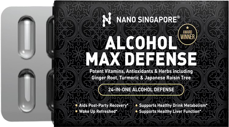 picture of alcohol max defense - the best anti hangover pill 