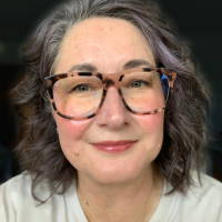 illustration of purple glasses