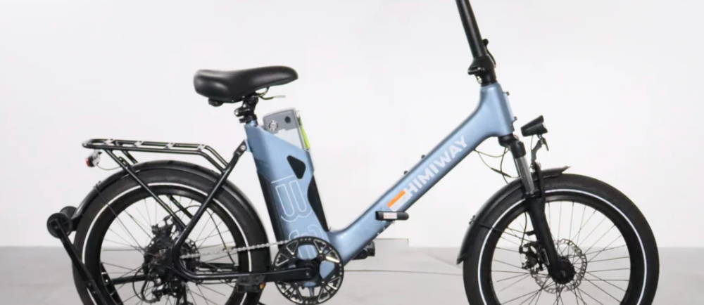 a Himiway B3 electric folding bike