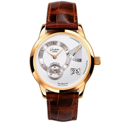Glashütte Original PanoReserve Silver Dial