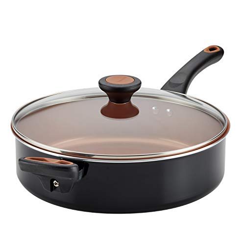 Farberware Glide Ceramic Nonstick Saute Pan vs Cuisinart MultiClad Pro Stainless Sauté Pan Slant