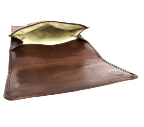 Full Grain Leather Tobacco Pouch 11032 Hide & Chic - Image 8