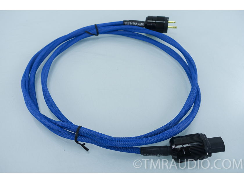 WyWires  Blue Juice II  10' Power Cable; Blue (7809)