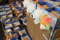 Lots of bears in boxes ready to be distributed for the National Teddy Bear Day event.