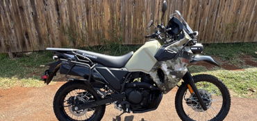 2025 KAWASAKI KLR650 CAMO motorcycle for rent near Paia, HI