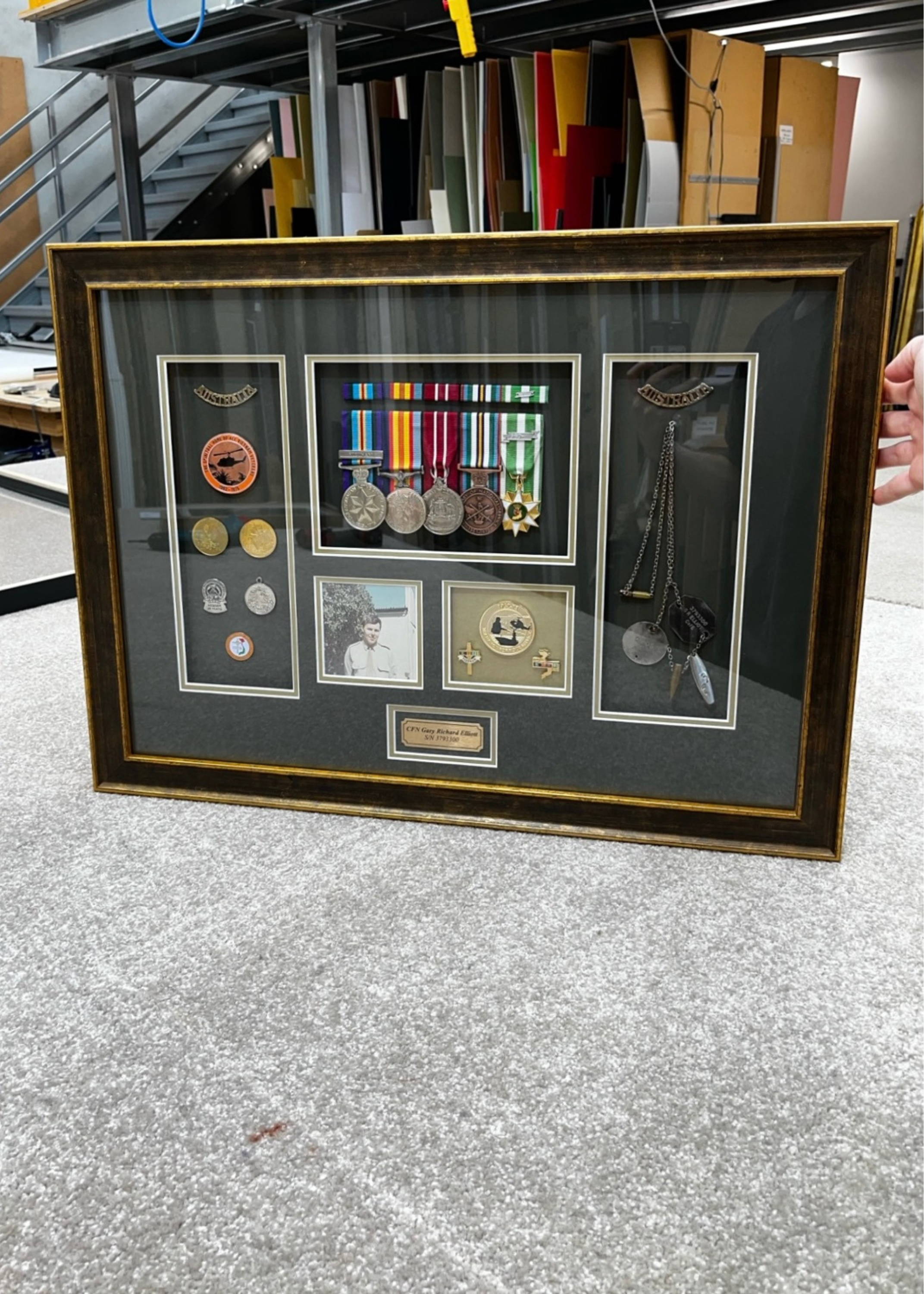 Framed War Medals by FRAMING TO A T