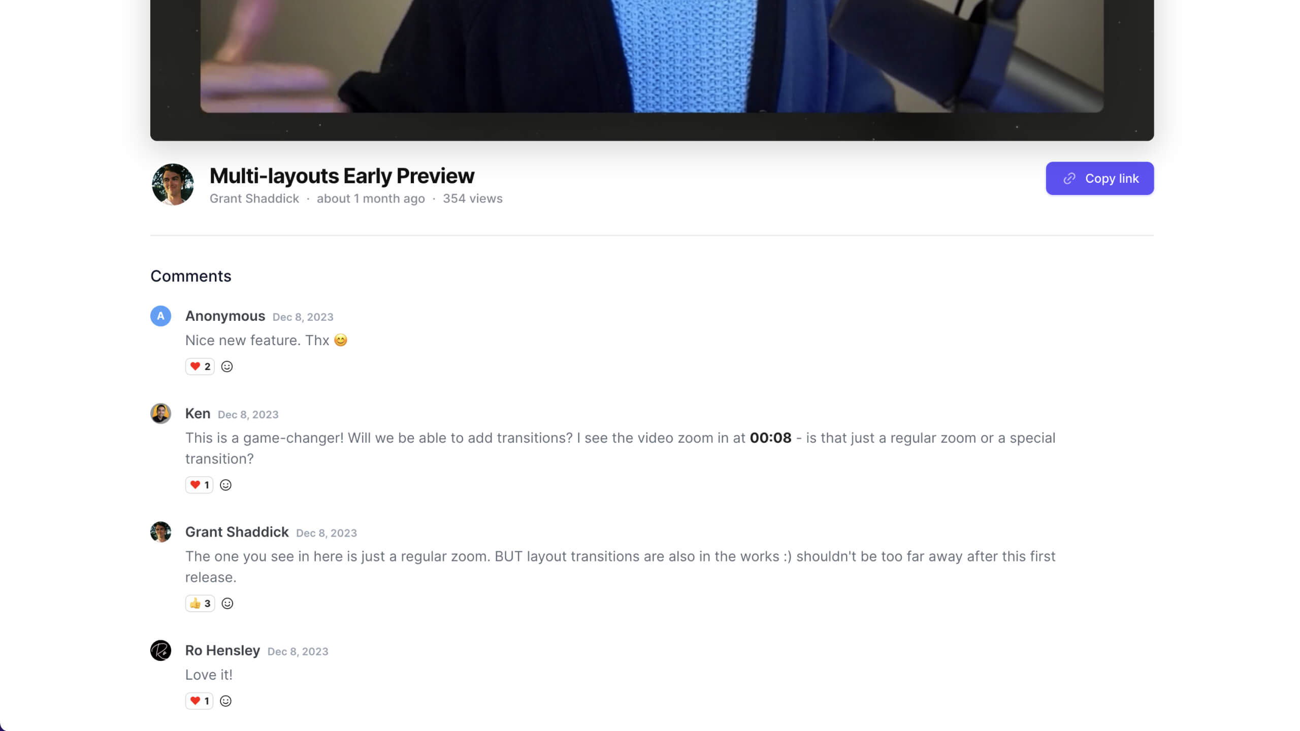 Viewer Comments