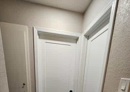 Amazing Transformation: 12 Beveled Shaker Interior Doors Transform Home in Roseville CA.