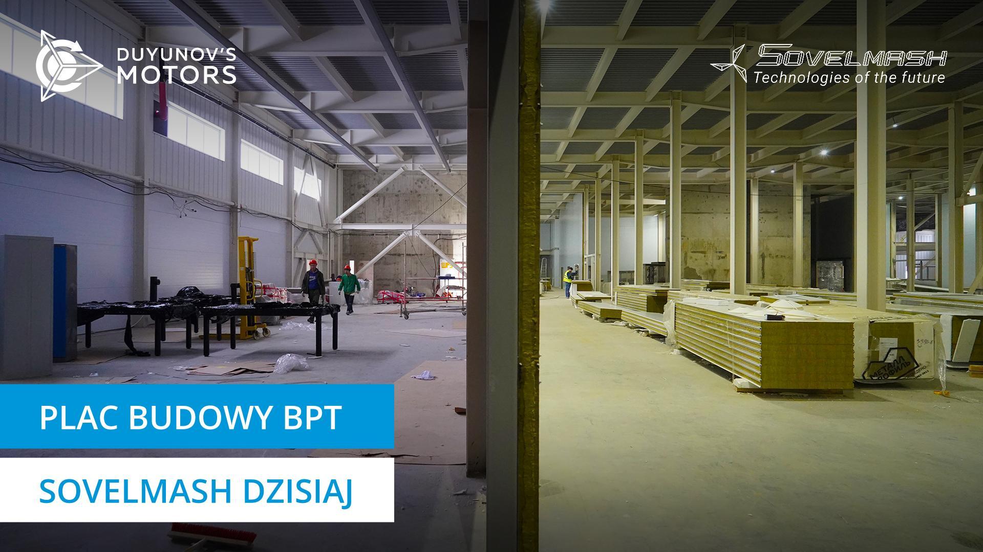 Plac budowy Sovelmash dzisiaj