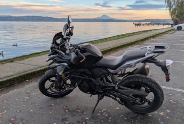 2024 BMW G 310 GS motorcycle for rent near Seattle, WA