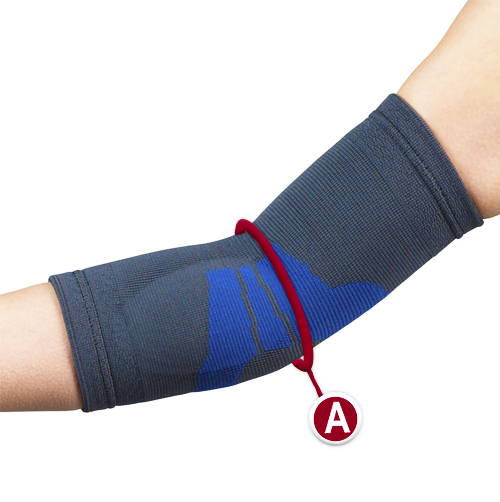 ELBOW SUPPORT MEASUREMENT LOCATION