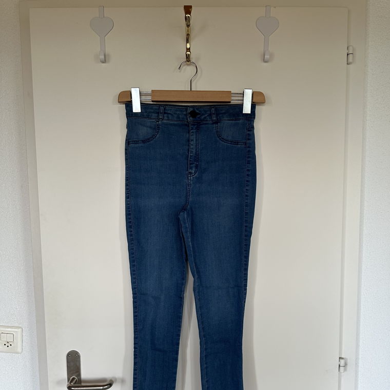 Fitjeans Skinny Jeans Azurblau