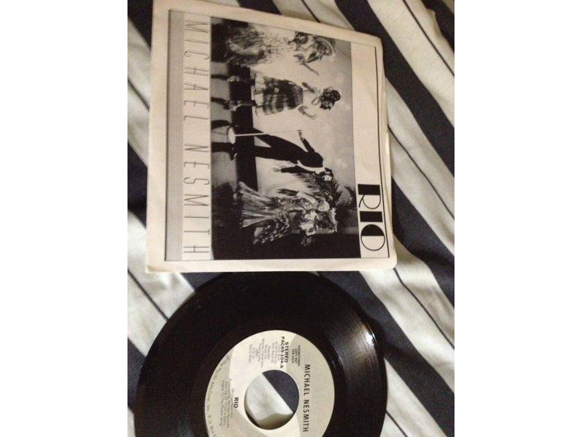 Michael Nesmith - Rio/Casablanca Moonlight  Pacific Arts Records 45 Single With Picture Sleeve Vinyl NM