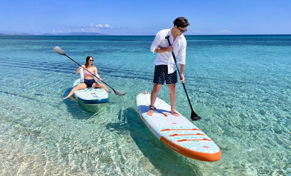 Funwater blow up stand up paddleboard have good paddle boards balance in water