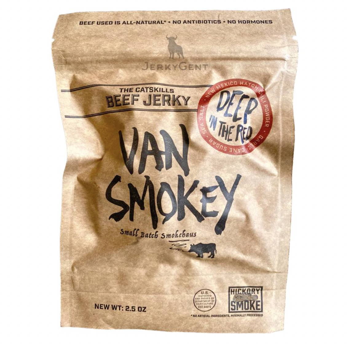 Van Smokey Deep IN The Red Hatch Chile Smoked Jerky