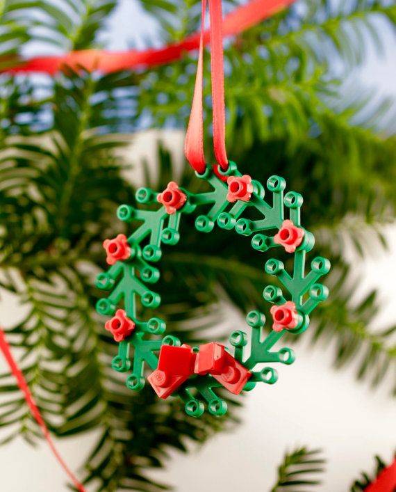 LEGO Wreath Ornament 