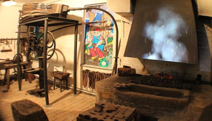 park schloss branitz der schmiede ofen