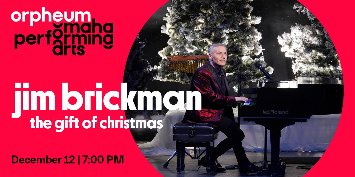 Jim Brickman The Gift of Christmas at the Orpheum Theater promotional image
