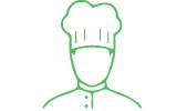 Chef Crafted, Green Icon