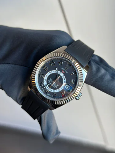 Rolex Sky-Dweller + alligator strap