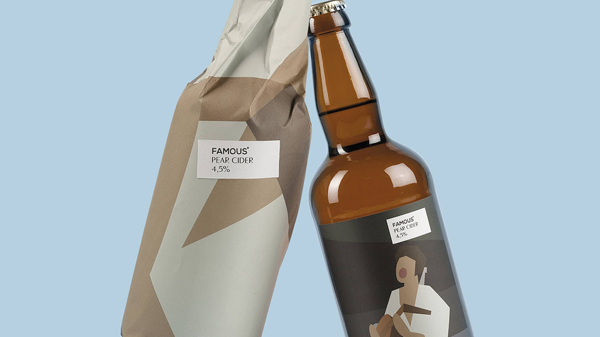 Featured image for Clever Reimagined Artwork on FAMOUS Cider Labels