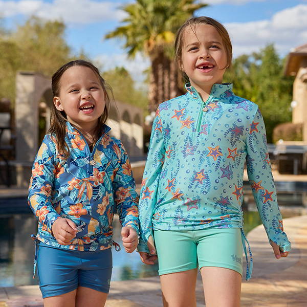 Girls rash guard shorts shop