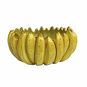 1988 Fitz & Floyd Banana Bowl Centerpiece