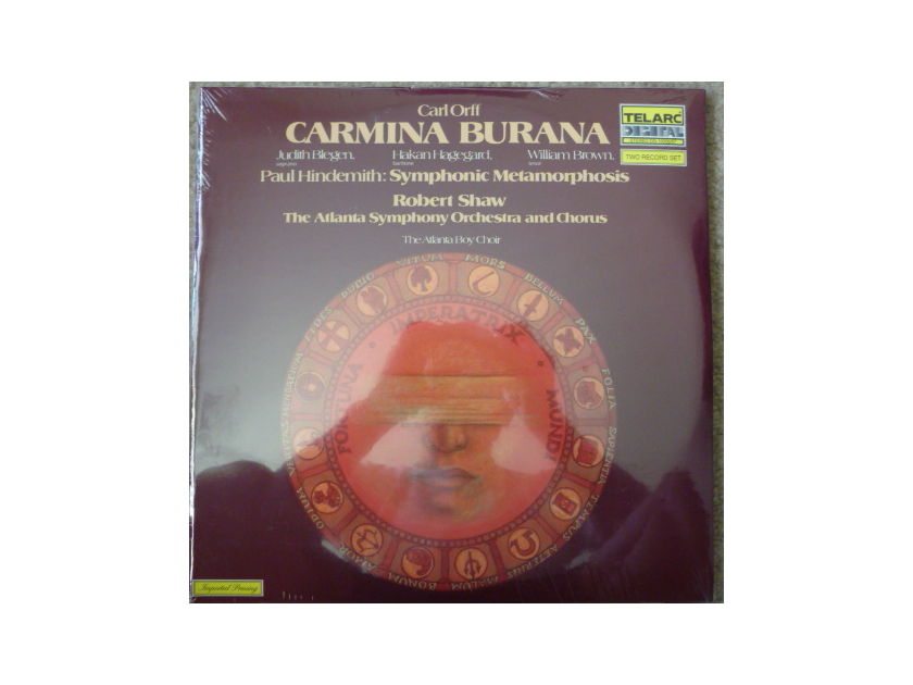 CARL ORFF  - CARMINA BURANA TELARC 2LPS SEALED AUDIOPHILE