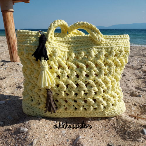 Beach tote bag for summer
