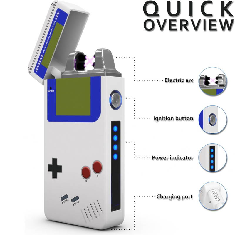 Hephaestus Windproof Electronic Arc Lighter GGs
