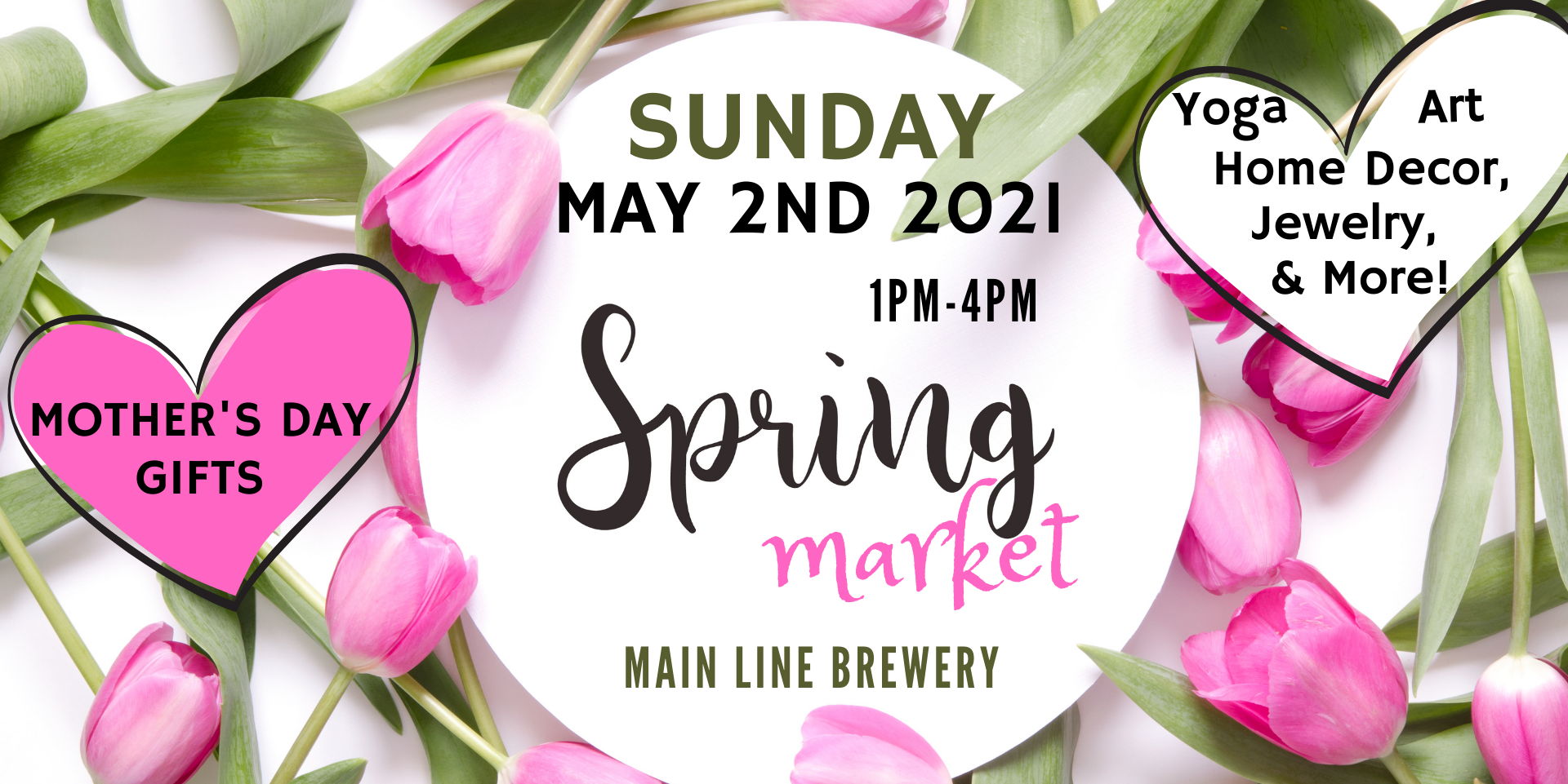 Spring Artisan Market at Main Line Brewery promotional image