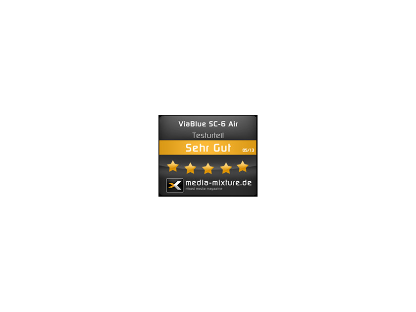 5-STAR Reviewed - Viablue SC-6 AIR SILVER 300cm / 9.8ft BI-AMP Speaker Cable