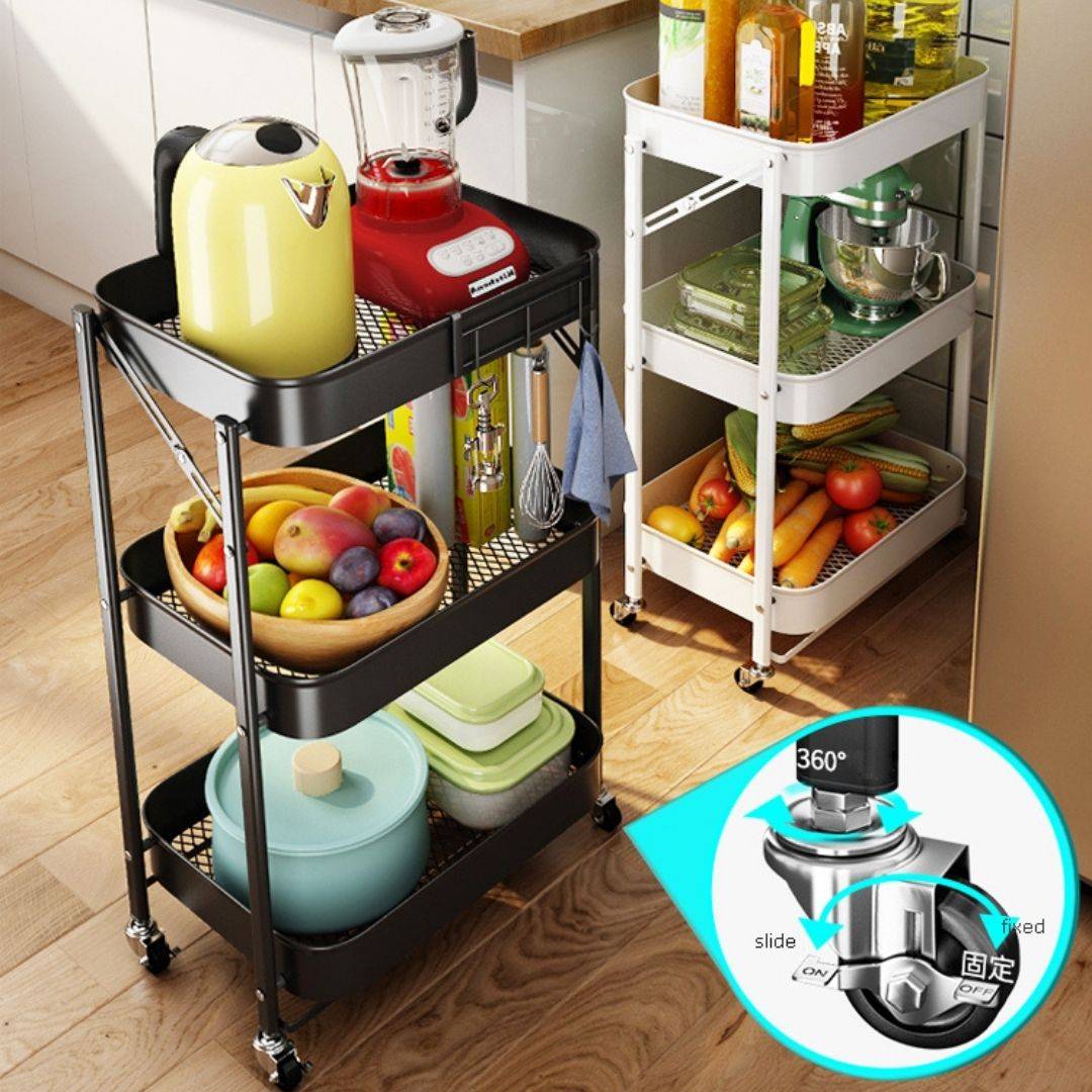 kitchen cart, utility cart, kitchen trolley, kitchen rolling cart