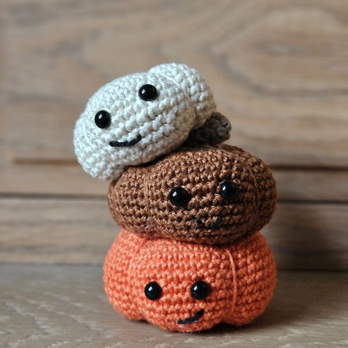Amigurumi - Pat, Pip en Puck Pompoen