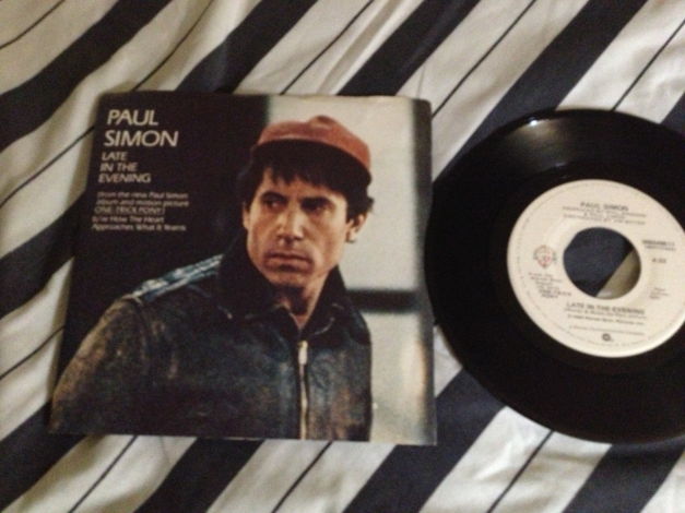 Paul Simon - Late In The Evening 45 With Picture Sleeve NM