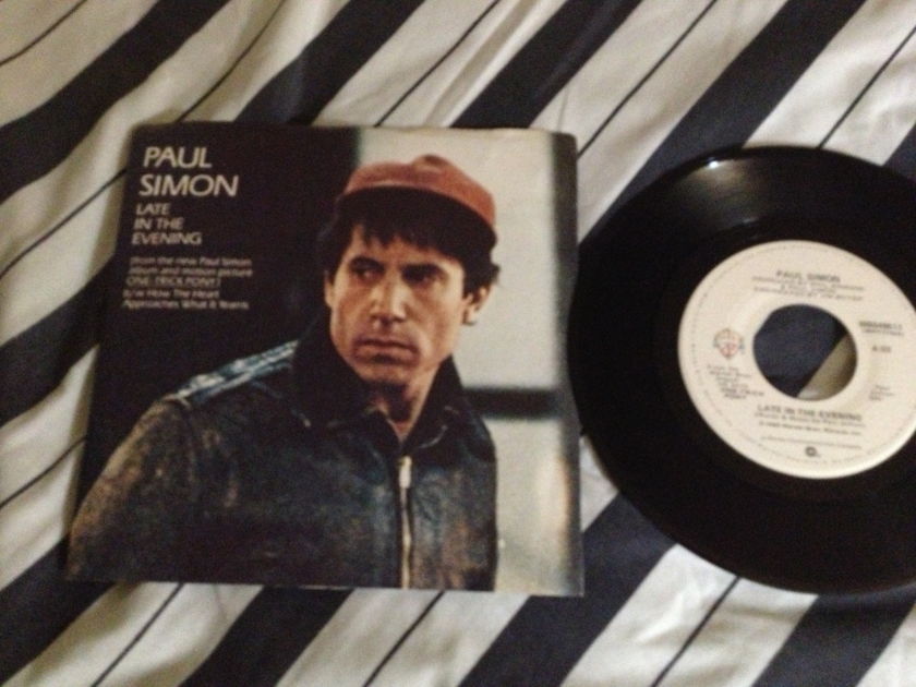 Paul Simon - Late In The Evening Warner Brothers Records 45 Single With Picture Sleeve NM